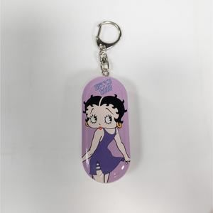 Betty Boop Purple Passion Back Pack Clip On Key Chain Tin